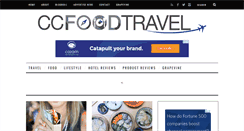 Desktop Screenshot of ccfoodtravel.com