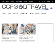 Tablet Screenshot of ccfoodtravel.com